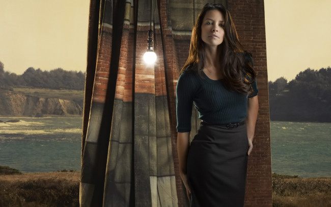 Обои картинки фото evangeline lilly, девушки, evangeline, lilly, поза, девушка, актриса, модель, красотка, стройная, сексуальная, лицо, макияж, взгляд, кино