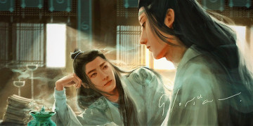 Картинка рисованное кино +мультфильмы вэй усянь лань ванцзи