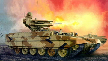 Картинка техника военная+техника россия бронетехника объект 199 бмпт терминатор