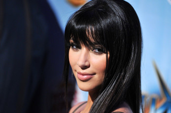 Картинка девушки kim+kardashian брюнетка лицо