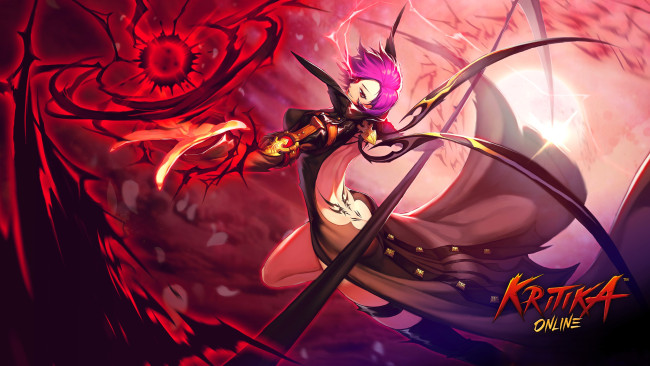 Обои картинки фото видео игры, kritika online, девушка, магия