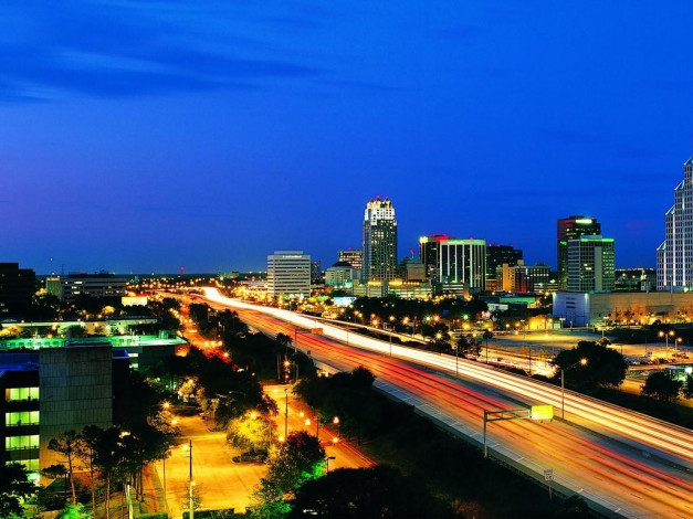 Обои картинки фото города, огни, ночного