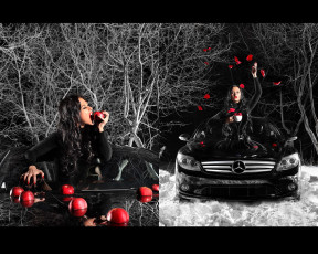 Картинка автомобили авто девушками