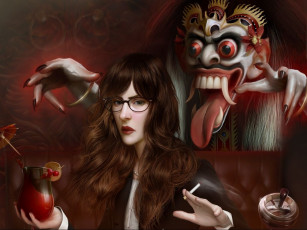 Картинка welcome to bali by papaninja фэнтези красавицы чудовища