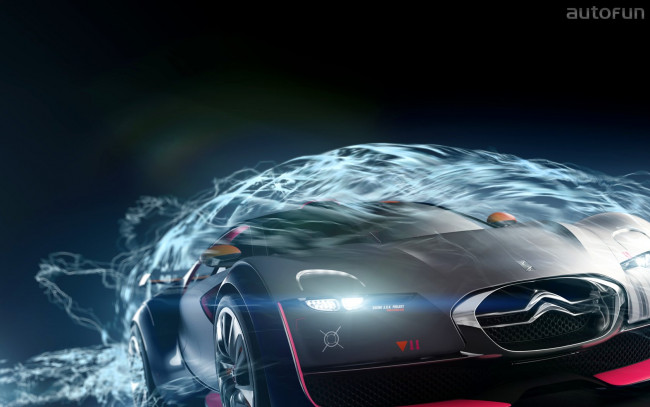 Обои картинки фото citro&, 235, survolt, автомобили, citroen