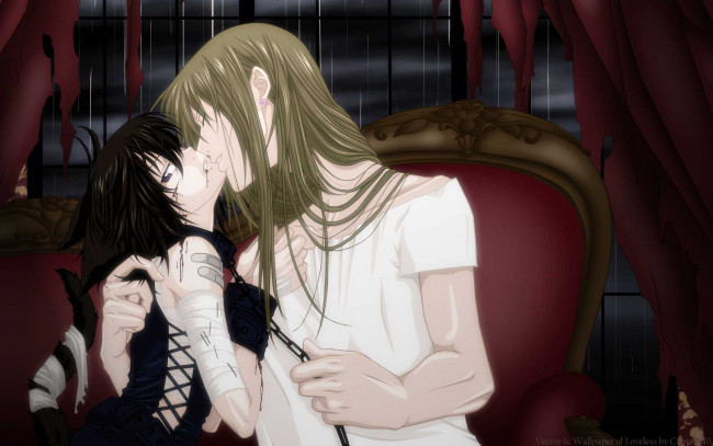 Обои картинки фото loveless, аниме
