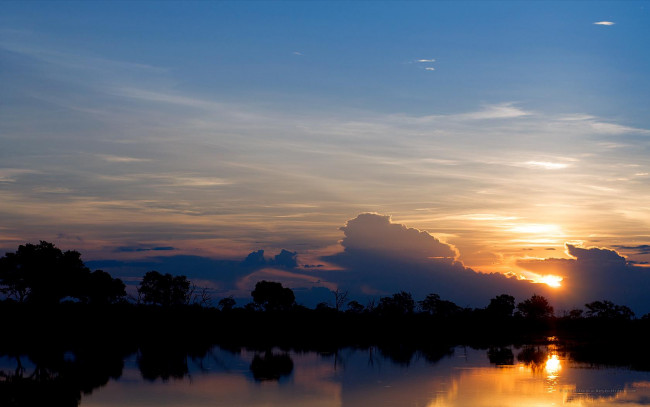 Обои картинки фото природа, восходы, закаты