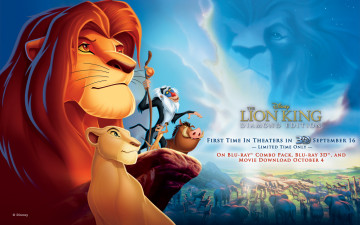 обоя the, lion, king, 3d, мультфильмы, пумба, timon, тимон, simba, симба, pumbaa, rafiki, рафики, nala, нала