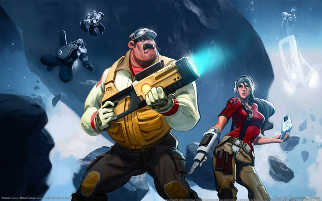 Обои картинки фото rochard, видео, игры, мужик, девушка