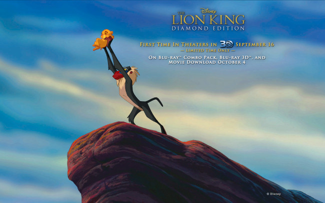 Обои картинки фото the, lion, king, 3d, мультфильмы, simba, симба, рафики, rafiki