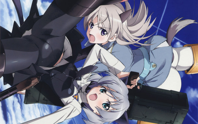 Обои картинки фото аниме, strike, witches