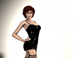 Картинка 3д+графика люди+ people фон девушка взгляд