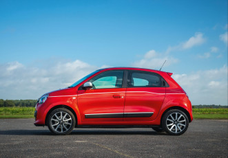 обоя автомобили, renault, twingo, красный, 2014г, uk-spec, dynamique