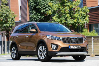 обоя автомобили, kia, коричневый, 2014г, um, ecodynamics, sorento