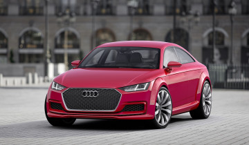 Картинка автомобили audi tt красный 2014г sportback concept