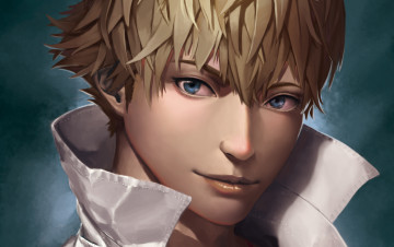 Картинка аниме *unknown+ другое art lepus rwby мужчина улыбка крупный план воротник