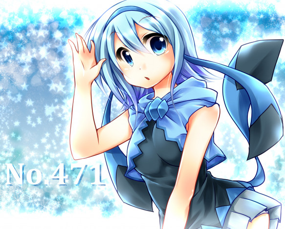 Обои картинки фото аниме, pokemon, взгляд, покемон, девушка, арт