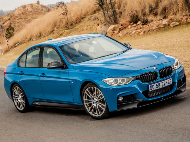 Обои картинки фото автомобили, bmw, 2014г, f30, edition, синий, performance, 335i, m