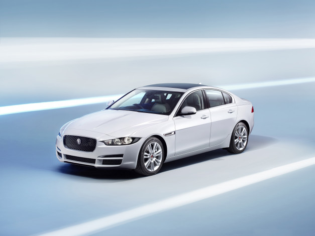 Обои картинки фото автомобили, jaguar, prestige, xe, светлый, 2015г, uk-spec