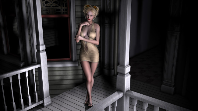 Обои картинки фото emilysq, 3д графика, люди , people, фон, взгляд, девушка