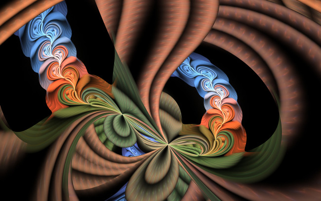 Обои картинки фото 3д графика, фракталы , fractal, цвета, фон, узор