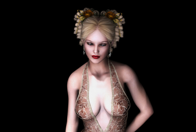 Обои картинки фото emilysq, 3д графика, люди , people, фон, взгляд, девушка