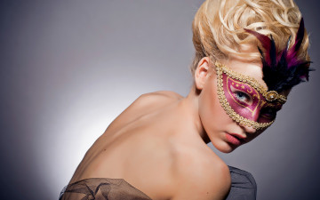 Картинка девушки -unsort+ блондинки blue eyes hot mask sexy blonde