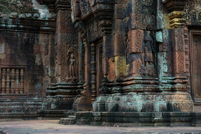 Обои картинки фото города, - исторические,  архитектурные памятники, камбоджа, бантеайсрей