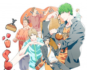 Картинка аниме kuroko+no+baske баскетбол