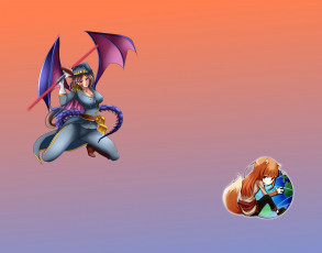 Картинка компьютеры mozilla+firefox девушка фон логотип взгляд