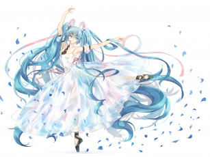 Картинка аниме vocaloid девушка