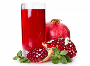 Картинка еда напитки +сок гранат стакан