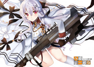 Картинка аниме girls+frontline девушка