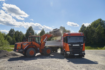 Картинка техника фронтальные+погрузчики scania