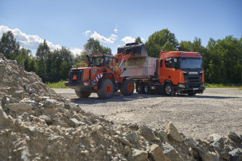 Картинка техника фронтальные+погрузчики scania