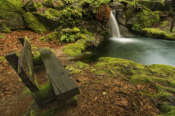 Картинка природа водопады простор