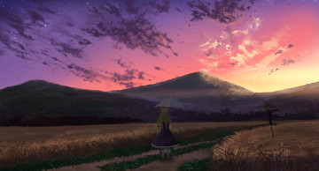 Картинка аниме touhou девушка