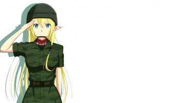 Картинка аниме gate девушка