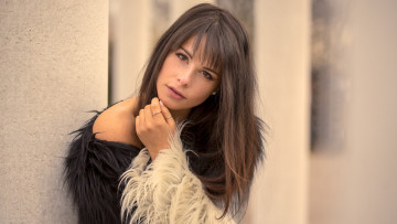 Картинка девушки -unsort+ брюнетки темноволосые лицо взгляд