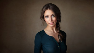 Картинка девушки -unsort+ брюнетки темноволосые фон взгляд девушка anastasiya+peredistova