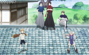 Картинка аниме touken+ranbu танец мечей