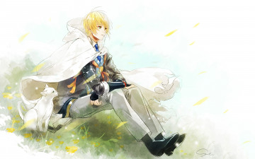 Картинка аниме touken+ranbu танец мечей