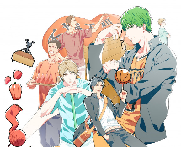 Обои картинки фото аниме, kuroko no baske, баскетбол