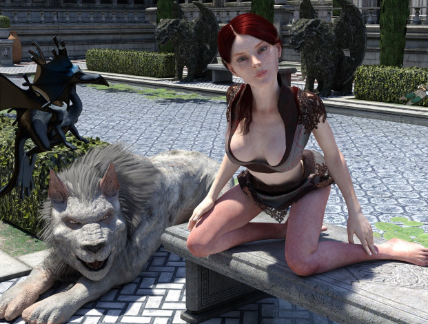 Обои картинки фото 3д графика, люди и животные , people and animals, фон, взгляд, девушка