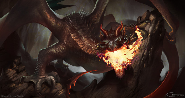 Обои картинки фото фэнтези, существа, дракон