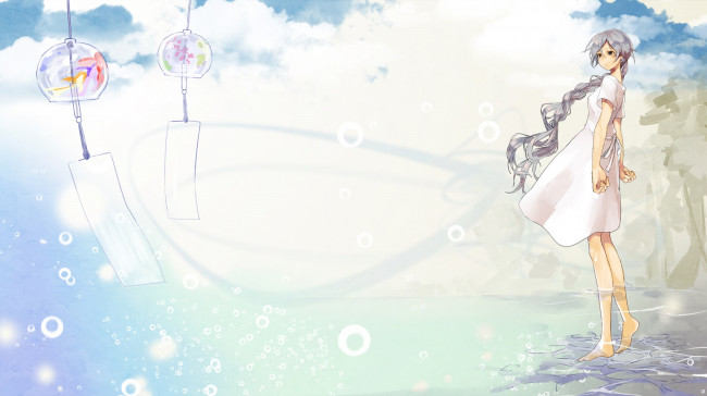 Обои картинки фото аниме, utau, девушка