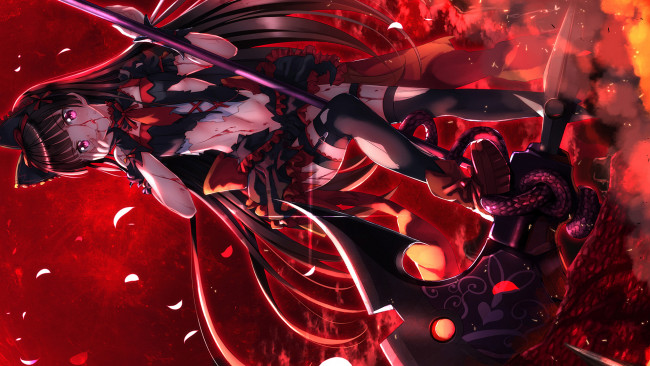 Обои картинки фото аниме, gate, девушка