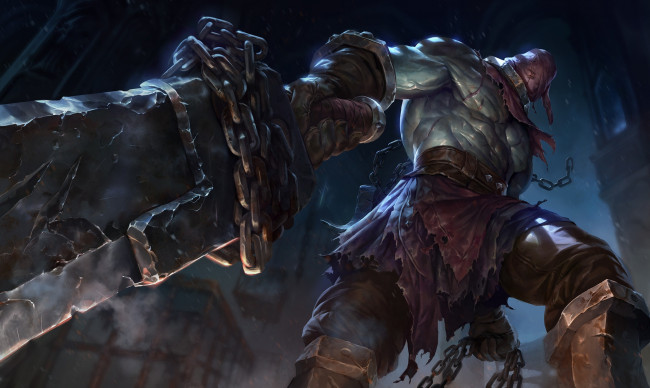 Обои картинки фото видео игры, league of legends, игра, sixmorevodka, studio, tryndamere