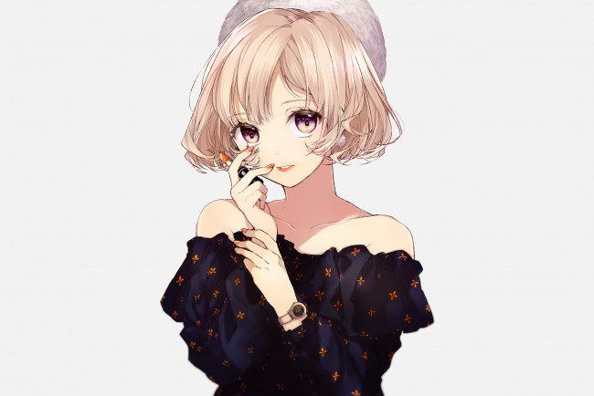 Обои картинки фото аниме, unknown,  другое, девушка