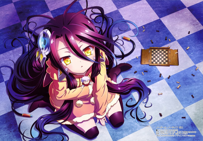 Обои картинки фото аниме, no game no life, девушка